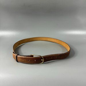 UOMO Genuine Lizard Skin Belt
